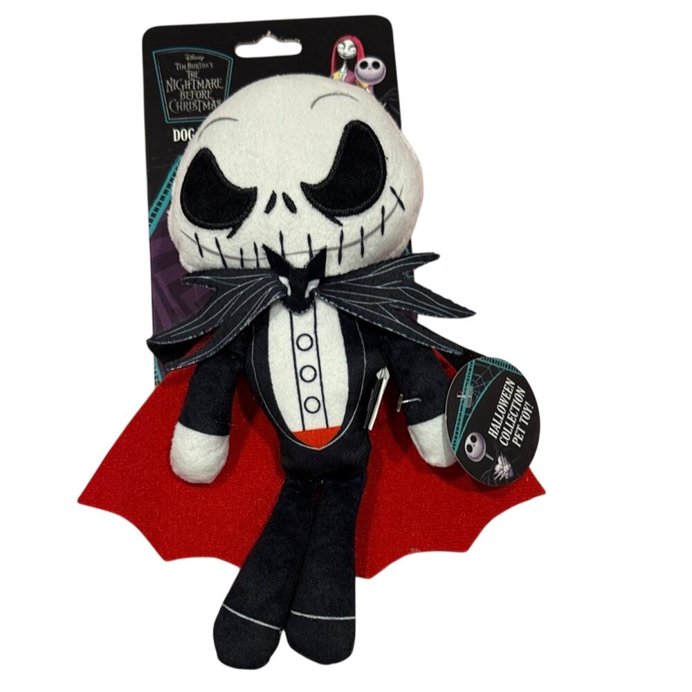 Disney Jack Skellington Plush with Red Cape and Black Suit